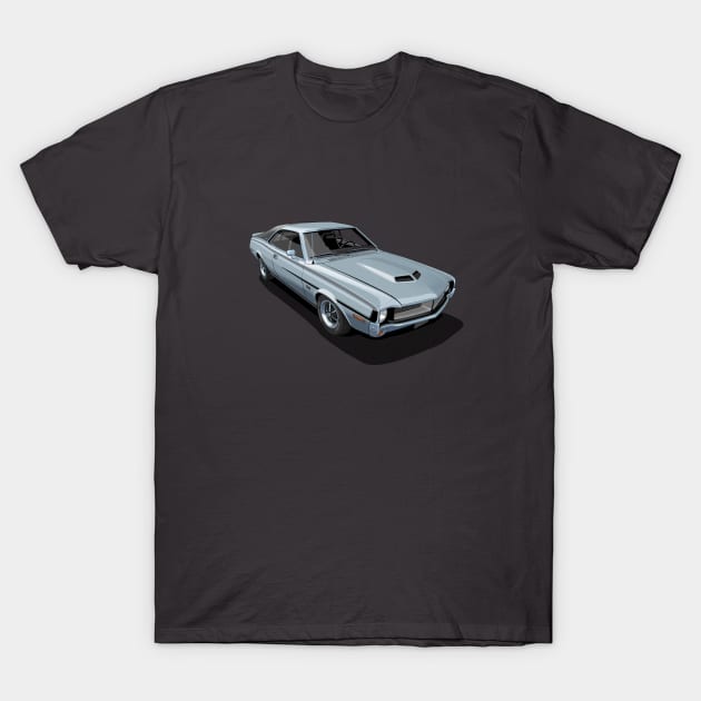 AMC Javelin in Sonic Silver T-Shirt by candcretro